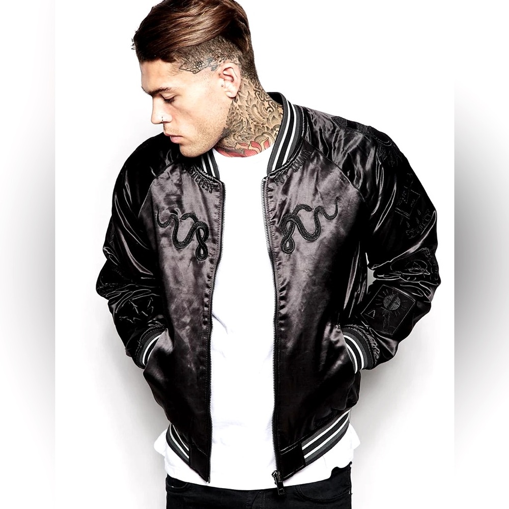 DIESEL ILLUMINATI SOUVENIR BOMBER JACKET